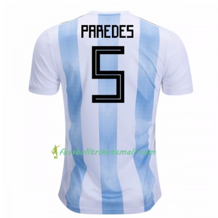 Fußballtrikots Argentinien Paredes 5 WM 2018 Heimtrikotsatz kaufen